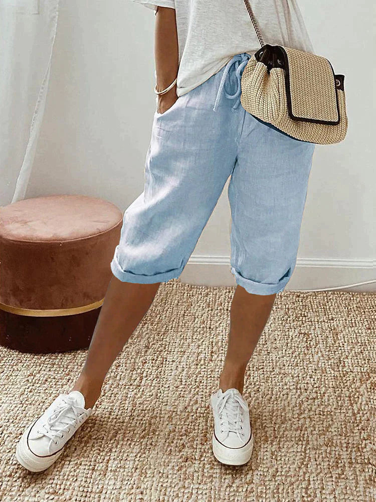 Layla™ - Cotton-Linen Women's Pants