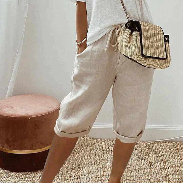 Layla™ - Cotton-Linen Women's Pants
