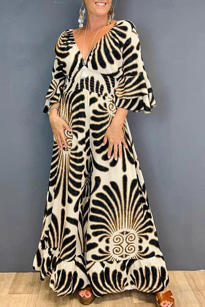 Grace™ - Classy Printed Jumpsuit