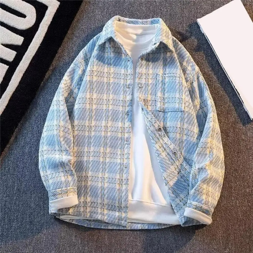 Benjamin™ - Stylish Long Sleeve Plaid Shirt