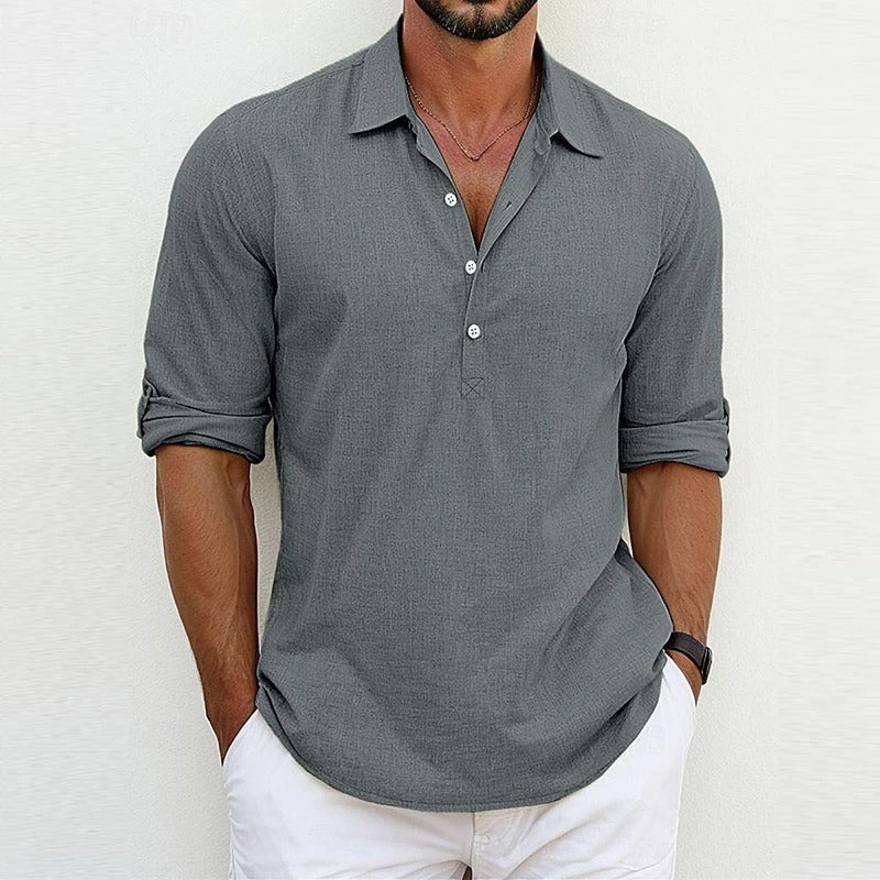 Owen™ - Classic Cotton and Linen Shirt (1+1 Free)