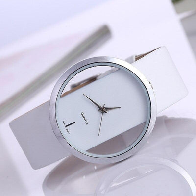 Olivia™ - Elegant Transparent Dial Quartz Watch